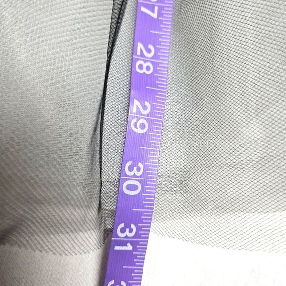 Star Styled Dance Vintage Stretch Black Velvet & Layered Tulle Costume Dress - Picture 10 of 15